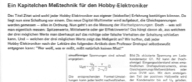 Messtechnik-Grundlagen (Strom-Spannungs-Effektivwertmessung)