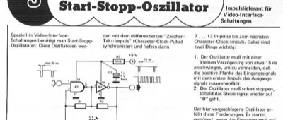 Hochwertiger Start-Stop-Oszillator (2 Gatter)