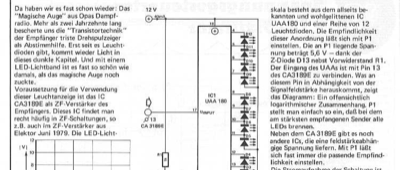 LED-Feldstärkemesser (CA3189E)