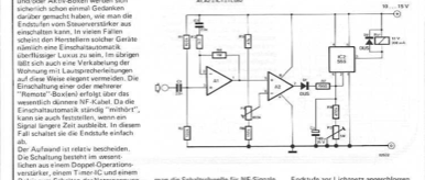 Einschaltautomatik für Endstufen (Verzögerung)