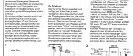 Wiedergabeverstärker für Kassettenrecorder (Stereo, LM1897)