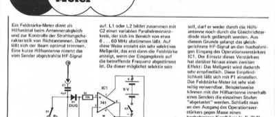 Feldstärkemeter (Sender, Resonanz, 741)
