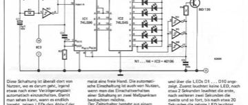 Zeitschalter mit Count-Down-Anzeige (Teiler, LED)