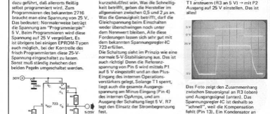 25 V für EPROMs (Spannungsquelle, 723)