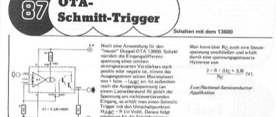 OTA-Schmitt-Trigger (OTA 13600)