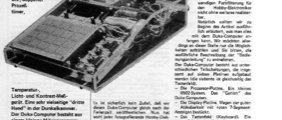 Dunkelkammer-Computer, Teil 1