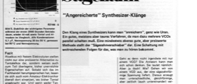 Singender Sägezahn (angereicherter Synthesizer-Klang)