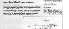 Vorverstärker für SSB-Empfänger (MOSFET, zu Juniheft)