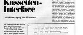 Schnelles Kassetten-Interface (Manchester II, 4800 Baud)