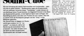 Sound Cube (Sensortasten, Tongenerator)