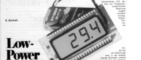 Digital-Thermometer (LCD, ICL7136)