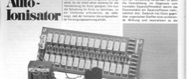 Auto-Ionisator (negative Luftionen)