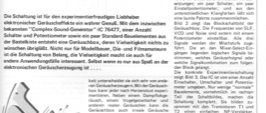 Geräuschbox (Soundgenerator 76477, Ton )