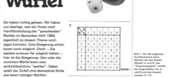 Stummer Würfel