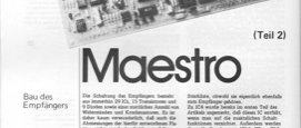 Maestro, Teil 2