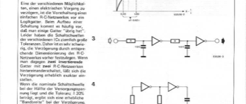 Exakte Verzögerung (RC-Netzwerk)
