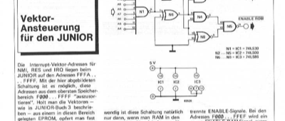 Vektor-Ansteuerung für JUNIOR