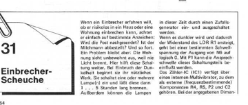 Einbrecher-Scheuche (Anwesenheit simulieren, Licht)