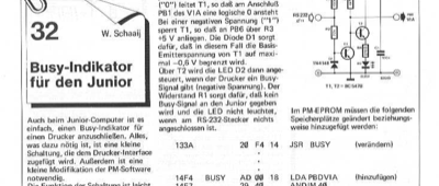 Busy-Indikator für JUNIOR