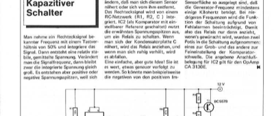 Kapazitiver Schalter (7555)
