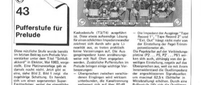 Pufferstufe für Prelude