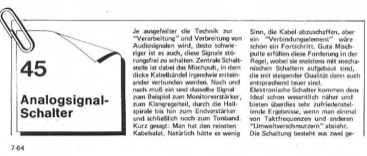 Analogsignal-Schalter (Analogschalter)