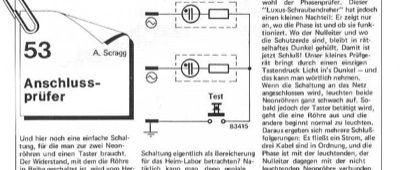 Anschlussprüfer (Phase, Nulleiter, Spannungsprüfer)