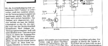 Tastatur-Detektiv (Ausgang ASCII, LED )