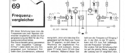 Frequenzvergleicher (Rechteckschwingung bis 10kHz)
