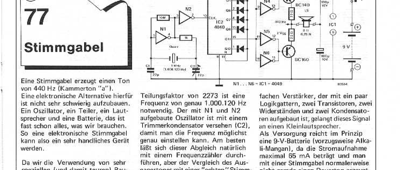 Stimmgabel (440 Hz, 4040)
