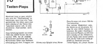 Tasten-Pieps (CMOS 555)