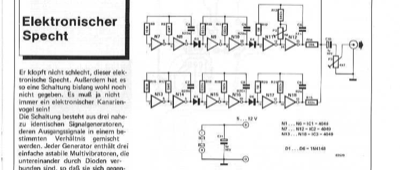 Elektronischer Specht
