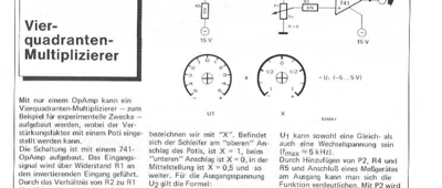 Vier-Quadranten-Multiplizierer (741)