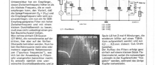 Preiswertes 45-MHz-Quarzfilter (mit fünf 27-MHz-Quarzen)