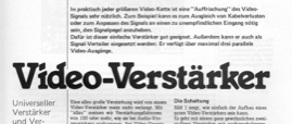 Video-Verstärker