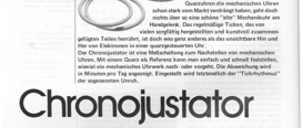 Chrono-Justierer (Mech-Uhr justieren)