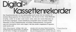 Digital-Kassettenrekorder