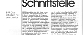 EPROM-Programmierer (am Junior-Computer-Bus)