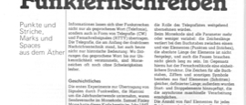 Funk-Fernschreiben (RTTY allgemeines)