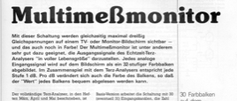 Multi-Mess-Monitor (30 Messwerte simultan auf TV)