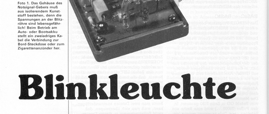 Warnblinker mit Blitzröhre