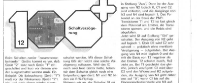 Schaltverzögerung (Ein/Ausschalten, Relais )