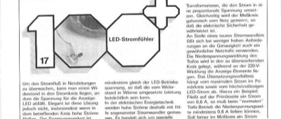 LED-Stromfühler (Stromanzeige, LED-Helligkeit)