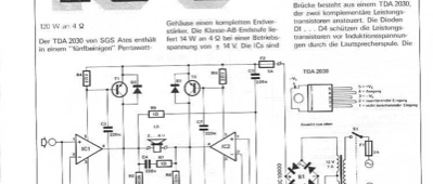 Audio-Verstärker (mit TDA2030)