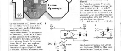 Linearer Optokoppler (MOC5010)