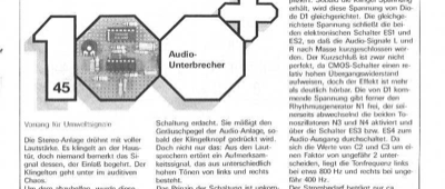 Audio-Unterbrecher (Klingel schaltet Ton ab)