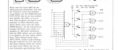 Vektorfalle für 6502 (Decoder)