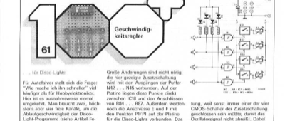 Geschwindigkeitsregler (Schalter)