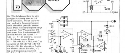 Wienbrücken-Oszillator (20kHz)