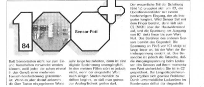 Sensor-Poti (Sample and Hold)